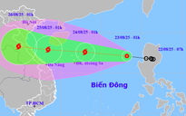 Dự báo hôm nay Biển Đông có bão số 5, sóng cao 6 m