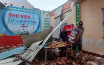 Trường học ở Hà Tĩnh ngổn ngang sau bão số 5