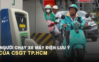 Người chạy xe máy điện lưu ý cảnh báo sau của CSGT TP.HCM