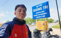 Chàng trai đi xuyên Việt bằng xe đạp để đánh dấu sự trưởng thành
