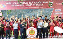 Thắng kịch tính Nam Định, đội Công an Hà Nội lần đầu đoạt Siêu cúp quốc gia