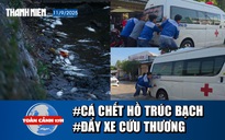 Toàn cảnh 17h: Vì sao cá chết trắng hồ Trúc Bạch? | Người dân đẩy xe cứu thương khi triều cường

