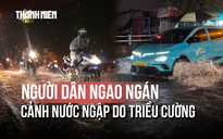 Người dân ngao ngán cảnh nước ngập do triều cường: ‘Nhiều năm qua nước ngập càng tăng’