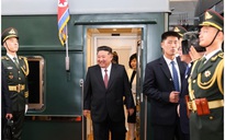 Cận cảnh nhà lãnh đạo Triều Tiên Kim Jong-un đến Bắc Kinh