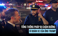 Ông Macron gọi điện 'cầu cứu' ông Trump khi bị cảnh sát chặn đường