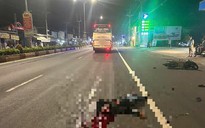 Xe khách giường nằm va chạm xe máy, 1 người tử vong