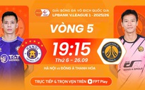 Lịch thi đấu V-League mới nhất: Căng thẳng ‘chung kết’ ngược Hà Nội - Thanh Hóa, ai thua xuống đáy