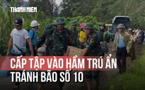 Bão số 10 gây gió lớn vùng biển Quảng Ngãi - Quảng Trị, dân cấp tập vào hầm trú ẩn