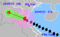 Bão số 10 sắp sang Lào, cảnh báo lũ từ Thanh Hóa - Hà Tĩnh