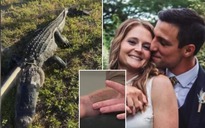 Chồng dũng cảm cứu vợ thoát khỏi hàm cá sấu hung dữ