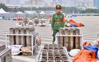 Cận cảnh trận địa 4.600 quả pháo hoa chào mừng Đại hội XIV của Đảng