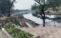 Người dân dọc đường Trần Xuân Soạn lo sụt lún nghiêm trọng giống bờ kè kênh Tàu Hủ