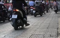 Danh sách xe máy bị CSGT phạt nguội lỗi đi trên vỉa hè ở Gò Vấp cũ