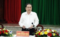 Chủ tịch Quốc hội Trần Thanh Mẫn làm việc với Ủy ban bầu cử Vĩnh Long