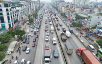 Trưa 4.1, Hà Nội cấm xe tải trên 10 tấn đi vào Vành đai 3 trên cao
