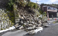 Nhật Bản động đất 6,2 độ Richter, cảnh báo nguy cơ sạt lở diện rộng