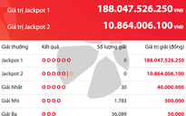 Thứ năm ngày 8.1, vé số độc đắc Vietlott tăng hơn 188 tỉ đồng