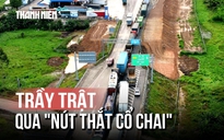 Xe cộ trầy trật qua 'nút thắt cổ chai' cao tốc Đà Nẵng - Quảng Ngãi và quốc lộ 14B