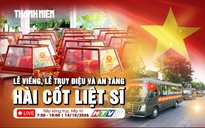 Lễ viếng, truy điệu hài cốt anh hùng liệt sĩ được tìm kiếm, quy tập tại công viên Lê Thị Riêng