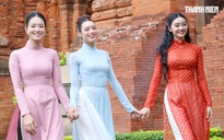 Ba nàng hậu hội ngộ tại Tháp Đôi, quảng bá di sản Gia Lai