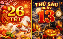 Hôm nay 26 tết là thứ sáu ngày 13: Nỗi sợ ngày này bắt nguồn từ đâu?