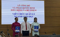 TP.HCM: Bổ nhiệm thêm 2 hiệu trưởng, hiệu phó trường phổ thông