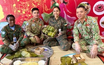 Tâm sự của những chiến sĩ mũ nồi xanh lần đầu đón tết ở châu Phi