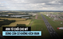 Vì sao Anh không cho Mỹ dùng căn cứ không kích Iran?