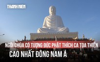 Tấp nập du xuân ở ngôi chùa có tượng Đức Phật Thích Ca tọa thiền cao nhất Đông Nam Á