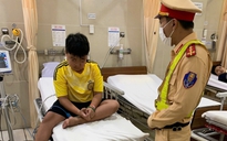 CSGT hỗ trợ khẩn cấp, đưa bé trai 12 tuổi vượt cao tốc đi cấp cứu