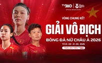 Xem trực tiếp đội tuyển nữ Việt Nam đá giải châu Á trọn vẹn trên TV360: Tìm vé World Cup