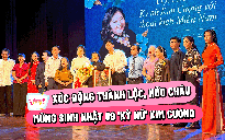 Nghệ sĩ Thành Lộc, Hữu Châu mừng sinh nhật 89 của 'Kỳ nữ' Kim Cương