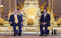 Tổng Bí thư Tô Lâm hội kiến Samdech Techo Hun Sen