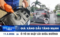 Xem nhanh 12h: Giá xăng dầu trong nước tăng mạnh | Xôn xao ô tô đi giật lùi giữa đường
