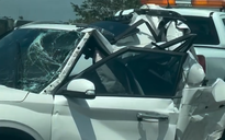 Tai nạn giao thông trên cao tốc Cam Lâm - Vĩnh Hảo, hai mẹ con cô giáo tử vong
