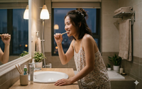 Bác sĩ: Đánh răng trước khi ngủ quan trọng hơn bạn tưởng