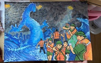 Cô bé 14 tuổi vẽ rồng cho bài kiểm tra, khiến mạng xã hội bất ngờ