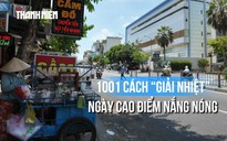 TP.HCM ngày cao điểm nắng nóng, người dân tìm đủ mọi cách 'giải nhiệt'