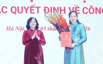 Bà Lê Thị Thủy giữ chức Bí thư Đảng ủy T.Ư Hội LHPN Việt Nam