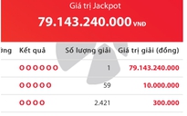 Xuất hiện người trúng độc đắc 79,1 tỉ đồng vé số Vietlott Mega 6/45 tối nay