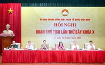 Đoàn Chủ tịch Ủy ban Trung ương MTTQ Việt Nam hội nghị, cho ý kiến về cơ cấu nhân sự Đại hội XI