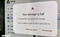 Các thủ phạm ẩn mình khiến Google Drive cạn kiệt dung lượng