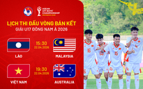 Lịch thi đấu 'chung kết sớm' U.17 Việt Nam và Úc: Giờ đẹp, trực tiếp kênh nào?