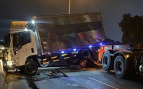 TP.HCM: 6 ô tô tông liên hoàn trên cầu Phú Mỹ