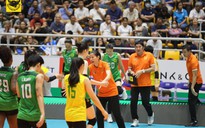 Thanh Thúy cùng CLB VTV Bình Điền Long An thua ngược ở Cúp bóng chuyền Hùng Vương