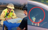 Lướt điện thoại vài giây trên cao tốc, tài xế bị phạt tới 6 triệu đồng