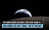 'Trái đất đang kéo trở lại': Đội bay NASA hoàn tất chuyến bay lịch sử qua mặt trăng