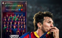 Messi chúc mừng Barcelona sớm vô địch La Liga, Yamal chính thức vượt mặt Ronaldo