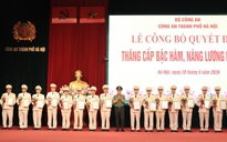 Hơn 5.000 chiến sĩ Công an Hà Nội được thăng cấp bậc hàm, nâng lương