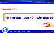 Bí quyết ôn thi tốt nghiệp THPT đạt điểm cao: Từ trường, lực từ, cảm ứng từ